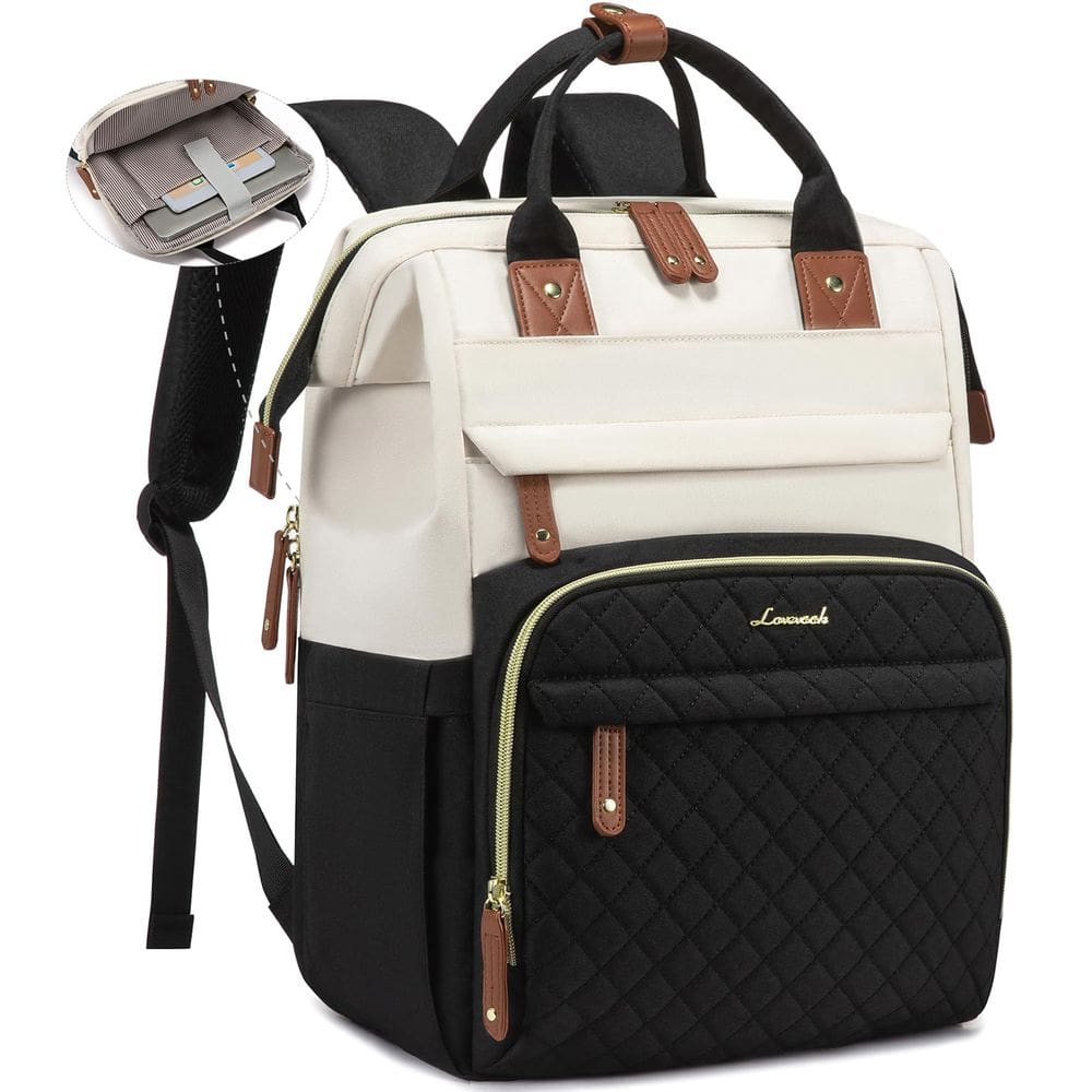Mochila para laptop LOVEVOOK impermeável 15,6" para mulheres