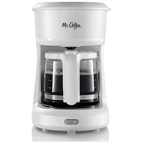 Mini Cafeteira Elétrica até 5 Xícaras com Pausa Automática, 110V Mr. Coffee 2134286, Branca