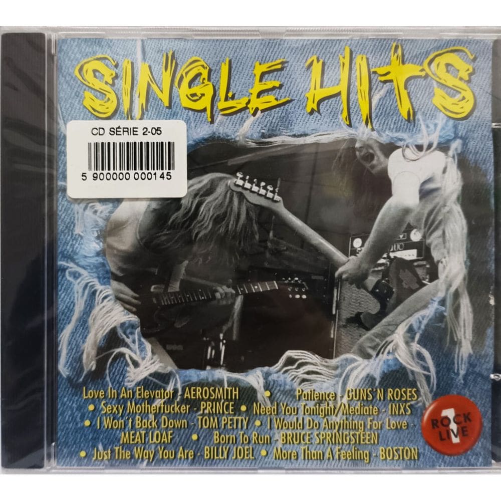 CD Singles Hits (Inxs/Prince/Boston/Aerosmith)