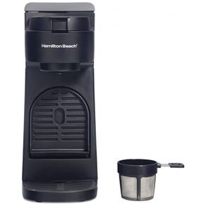 Cafeteira Elétrica para Café Moído, Dose Única 400 mL, 110V 1300W Hamilton Beach 47620, Preta