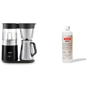 Cafeteira Elétrica 12 Xícaras com Jarra em Aço Inoxidável e Solução de Descalcificação, 110V, OXO, Preta