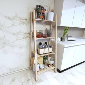 Arara Para Lojas Vitrine Expositora Simples Madeira Natural Pinus