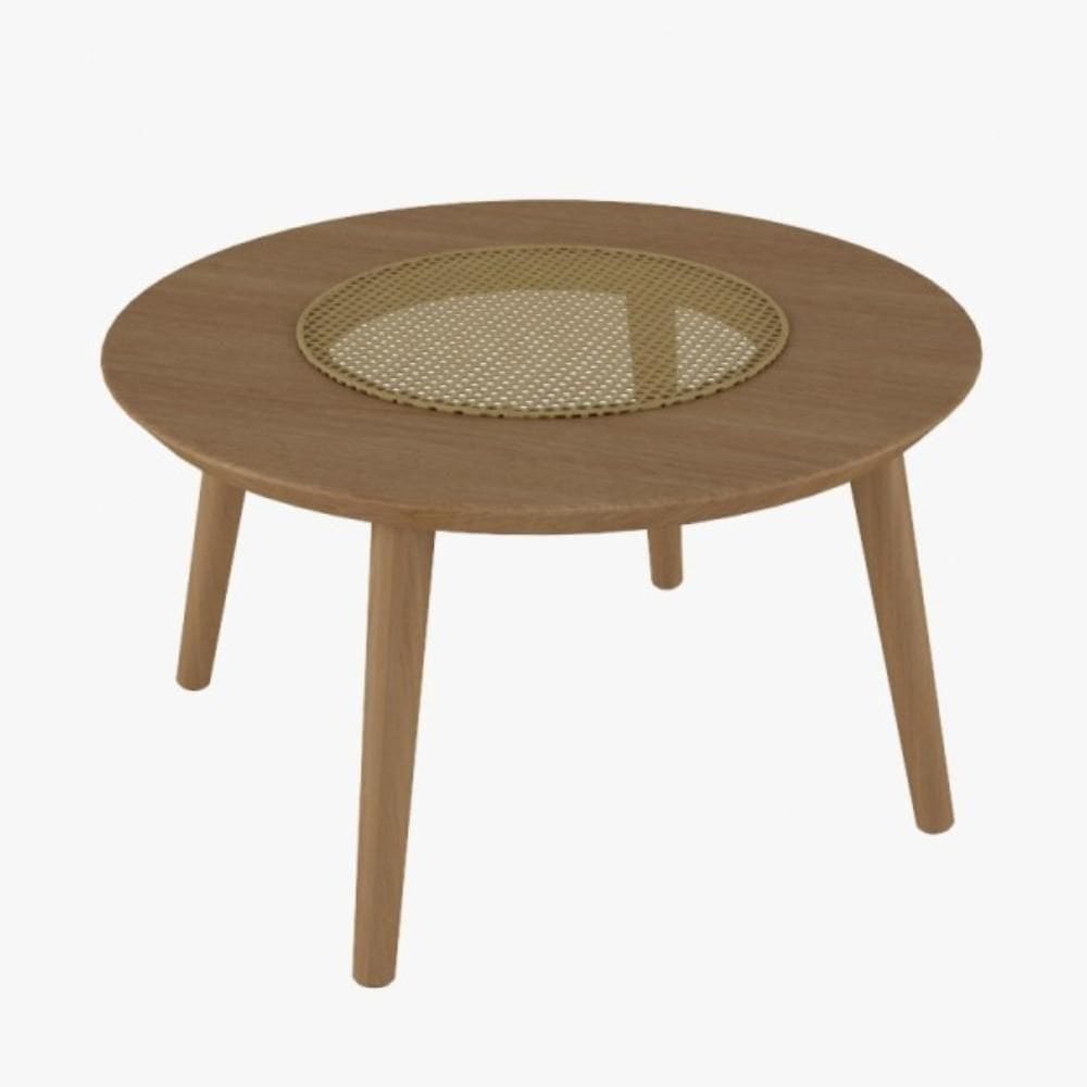 Mesa De Centro Menor Tulipe Natural