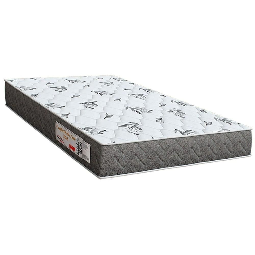 Colchão Solteiro Espuma D33 Comfortpedic Line Black (88x188x17) - Ortho