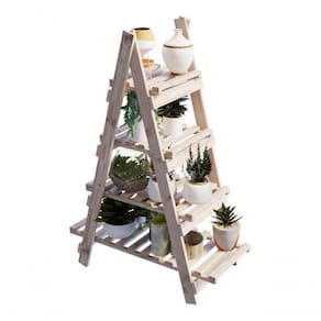 Organizadora De Plantas 4 Prateleiras Floreira Piramide