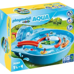 Parque aquático Playset Playmobil 1.2.3 Aqua Splish Splash
