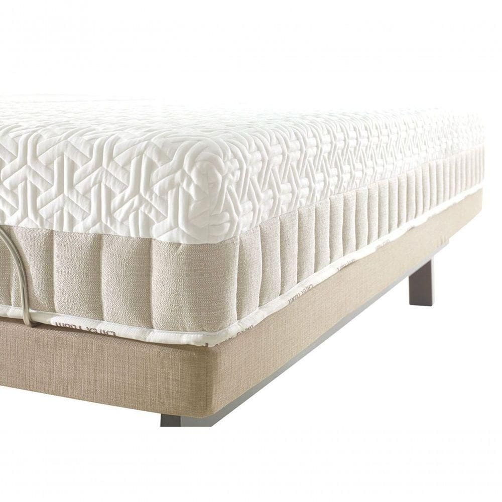 Colchão De Látex Articulado Bege 25cm Solteiro 88x188cm