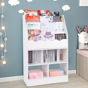 Organizador De Livros Com Nicho Livreiro Infantil Maggie 100% Mdf