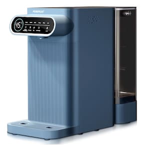 Filtro de Água de Bancada sem Instalação com Osmose Reversa de 5 Estágios e 4 Opções de Temperatura, 110V PUREPLUS, Azul