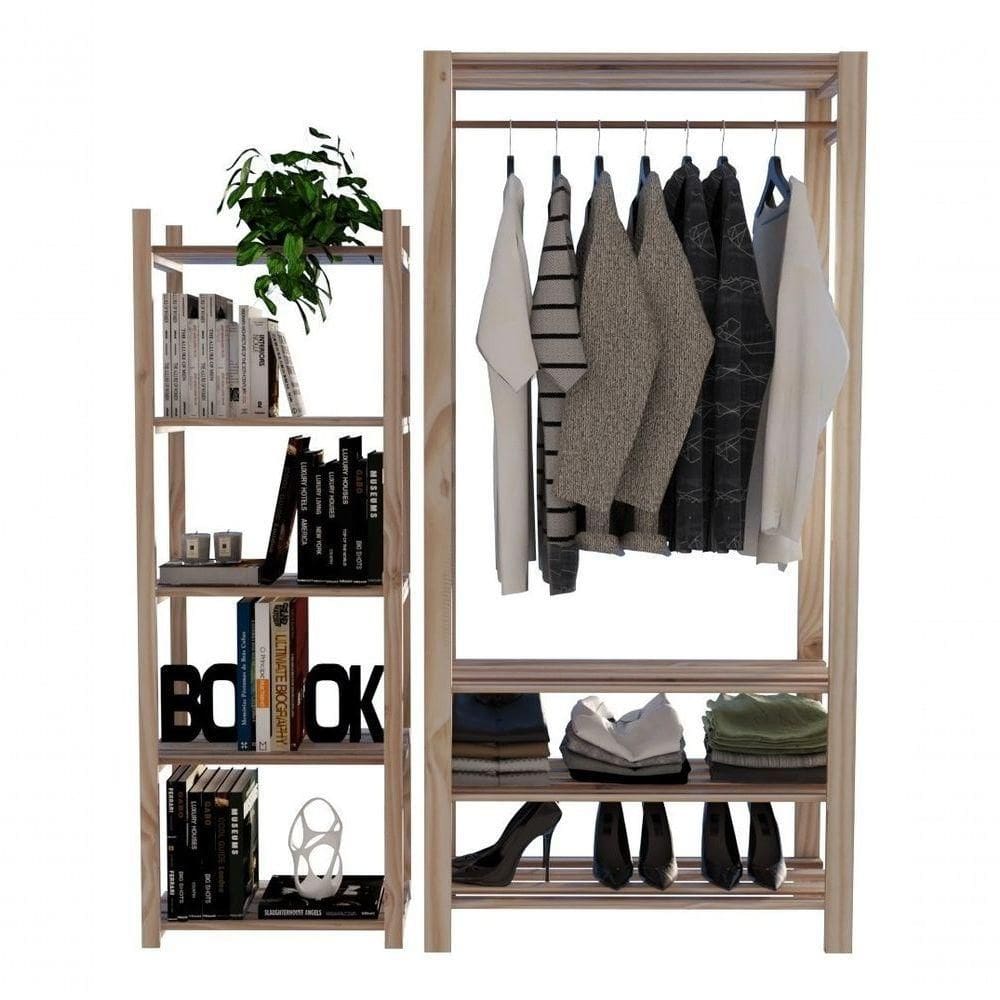 Roupeiro Moderno Organizar Reforçado Guardar Roupa Espaçoso