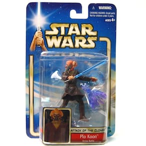 Boneco de ação STAR WARS Saga Collection Plo Koon 9,5 cm