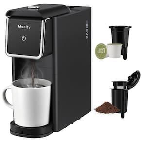Máquina de Café Compatível com Cápsulas, Café moído ou Chá a Granel, 110V 1000W, Mecity, Preta