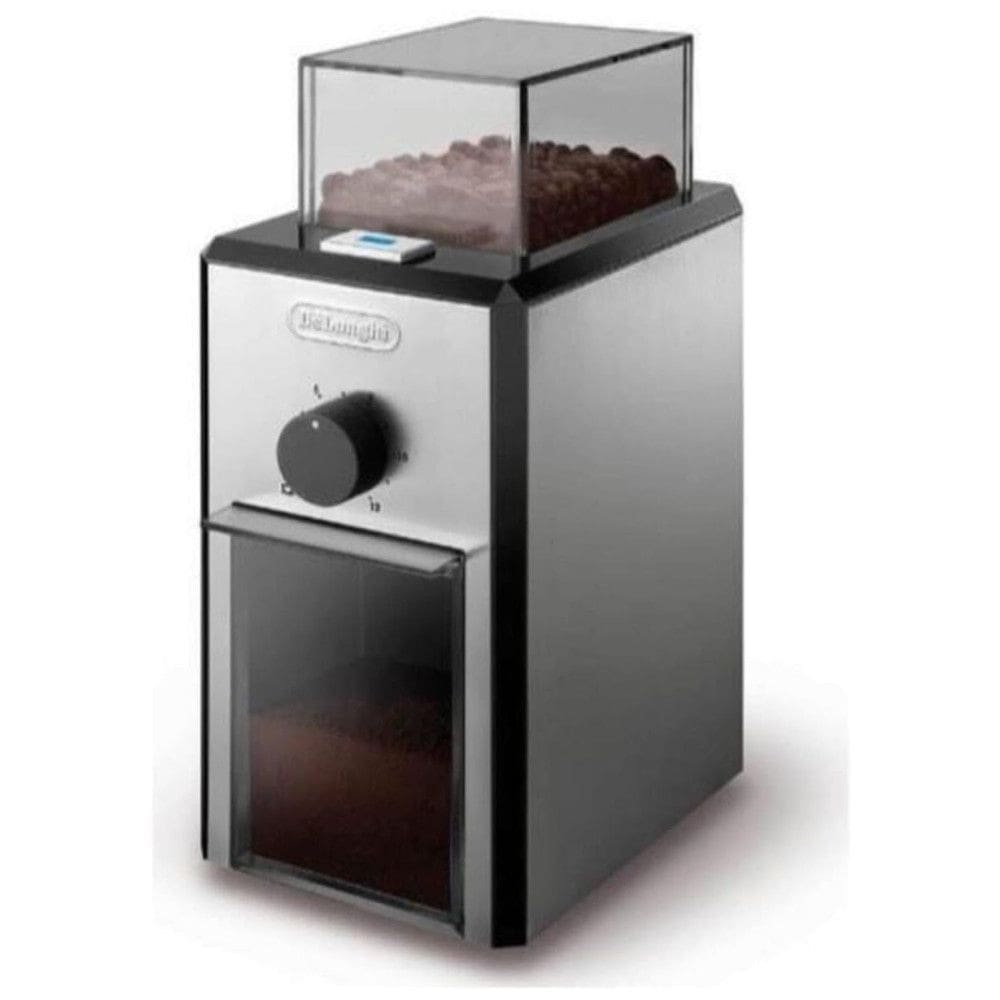 Moedor de Café Elétrico até 12 xícaras com Controle de Quantidade, 110V 110W, De`Longhi, Prata