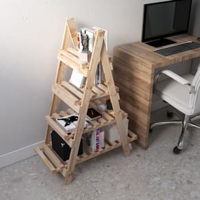 Suporte Escada Organizador Multiuso Utensilios Sala
