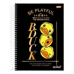 Caderno Univ. 240 Fls. 15 Matérias B.Duck Capa 1 - Jandaia