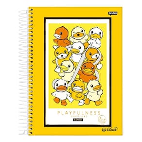Caderno Univ. 240 Fls. 15 Matérias B.Duck Capa 4 - Jandaia