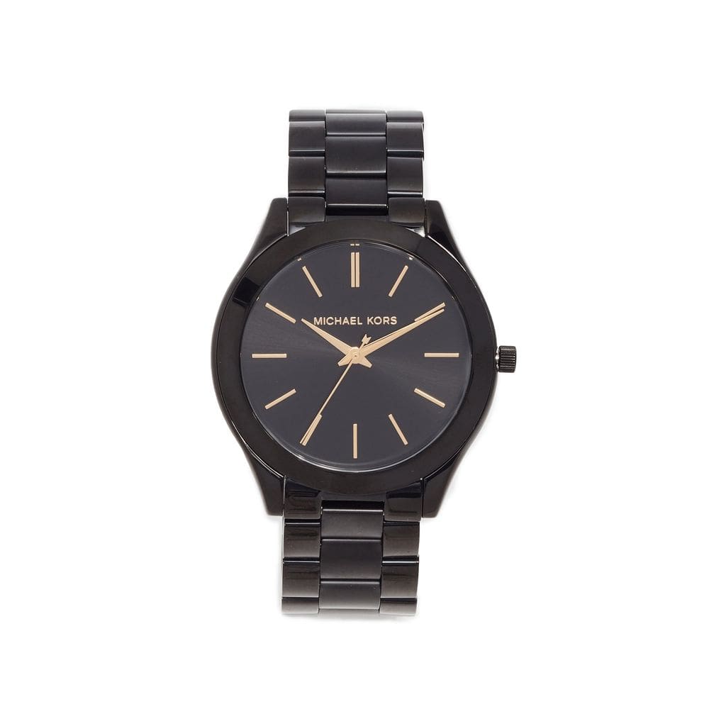 Relógio Michael Kors Slim Runway de três mãos MK3221 feminino