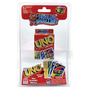 Jogo de cartas Uno, o menor do mundo