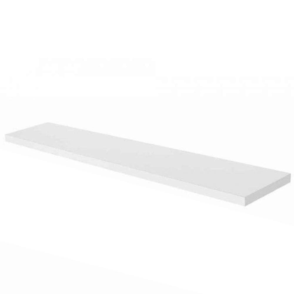 Prateleira Simples 20x20 Cm Com Suporte Em Mdf Branco [F031]
