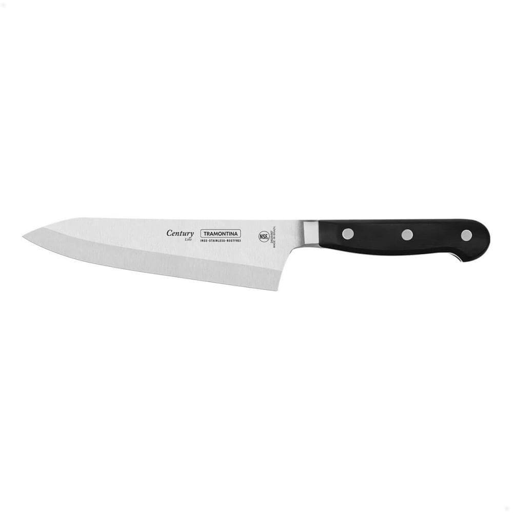 Faca Para Fatiar E Picar Tramontina Century Com Lâmina Em Inox Cabo De Policarbonato 7&quot; 24025007