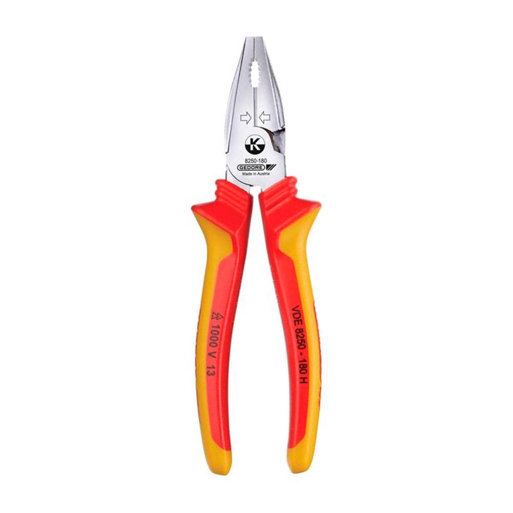 Alicate Universal Kraft CR V 8” VDE H Isolado EN 60900 - Gedore 091896