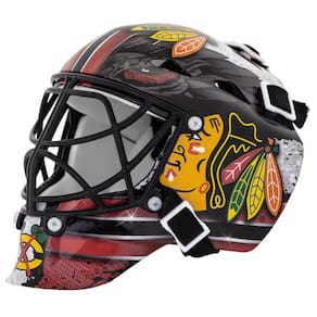 Mini máscara de goleiro de hóquei NHL St. Louis Blues com estojo colecionável