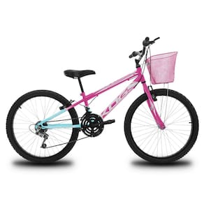KOG Bicicleta Infantil Feminina com Quadro Rebaixado e Design Charmoso
