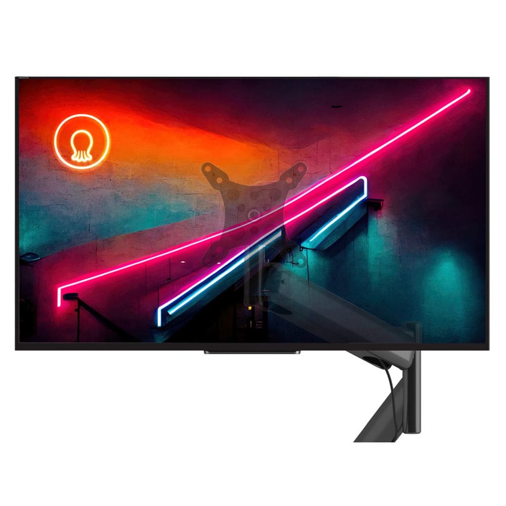 Suporte De Mesa Para Monitor Até 24" Articulado Com Regulagem Contínua De Altura Octoo CLIPWAY-M1 (Preto)
