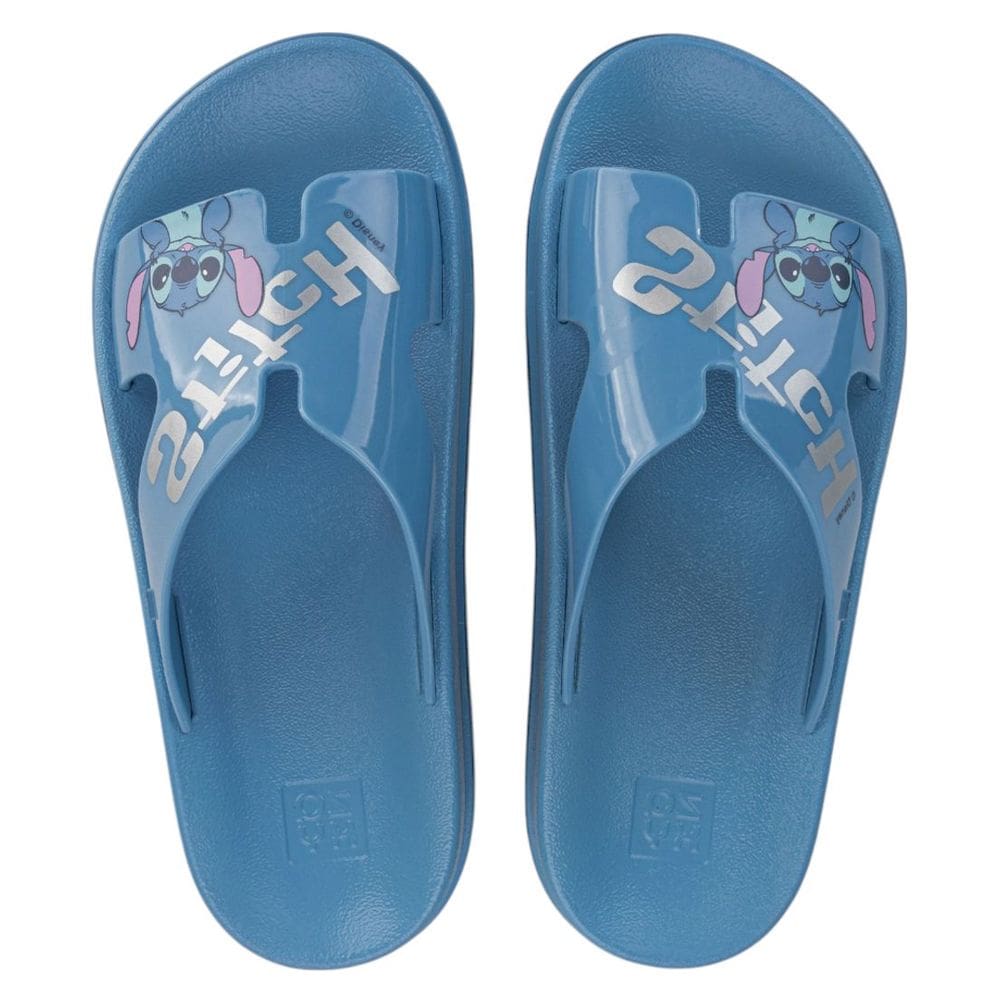 Chinelo Feminino Flatform Conforto Personalizado Stitch Zaxy