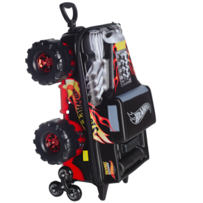 Mochila Com Carrinho 3d Homem Aranha Miles Rodinha Tripla 3800AM23