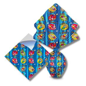 Envelope Coelho Corrida Azul Escuro (25X25 Cm.) C/ 25 Un.