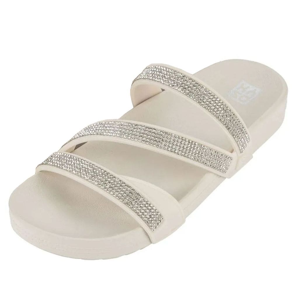 Chinelo Feminino Conforto Slip On Slide Zaxy Glow 19017