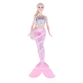 Boneca Linda Sereia Brilhante Fundo do Mar Play&Fun