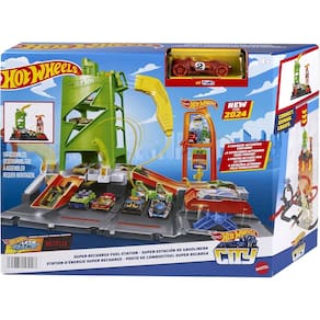 Pista Hot Wheels Posto De Combustível Super Recarga - Mattel