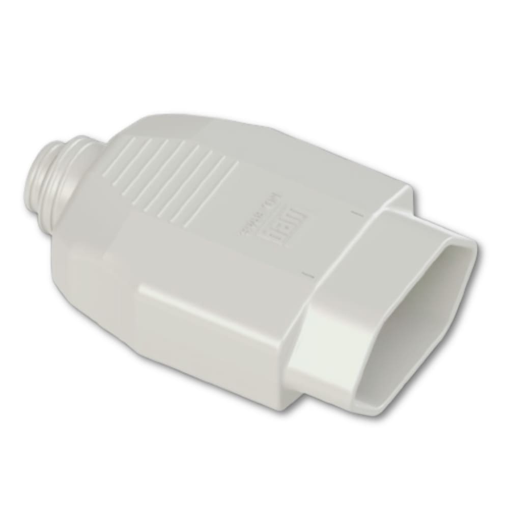 Plugue Fêmea 2P+T 10A 250Vca Branco