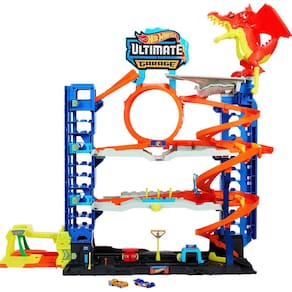 Playset Hot Wheels City Ultimate Garage com 2 carros +50 carros