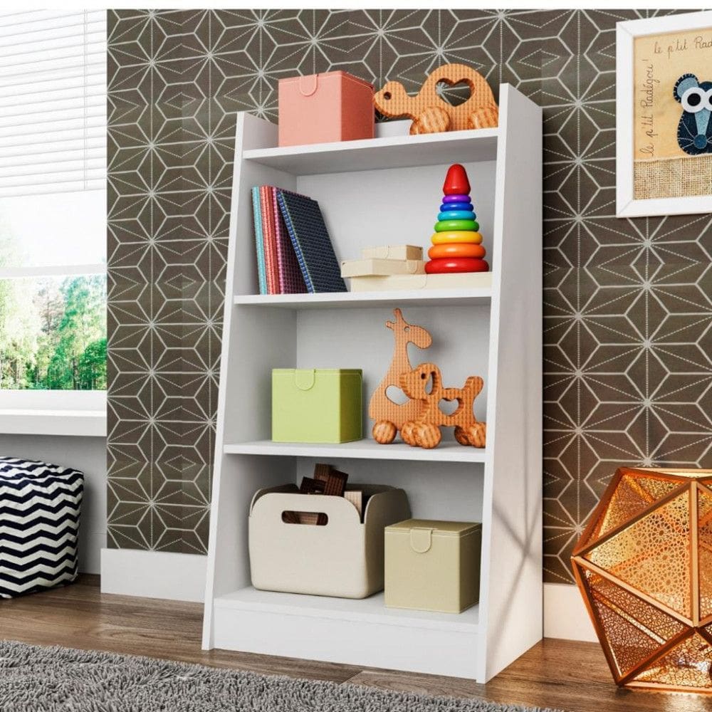 Estante Infantil Multiuso 4 Prateleiras Montessoriano Meu Fofinho Art in Moveis