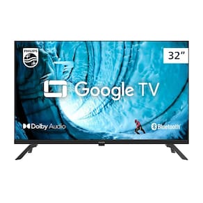 Smart TV Philips 32" LED HD, Google TV, Sem Bordas - 32PHG6909