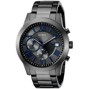 Relógio GUESS U0668G2 Cronógrafo de aço inoxidável Gunmetal