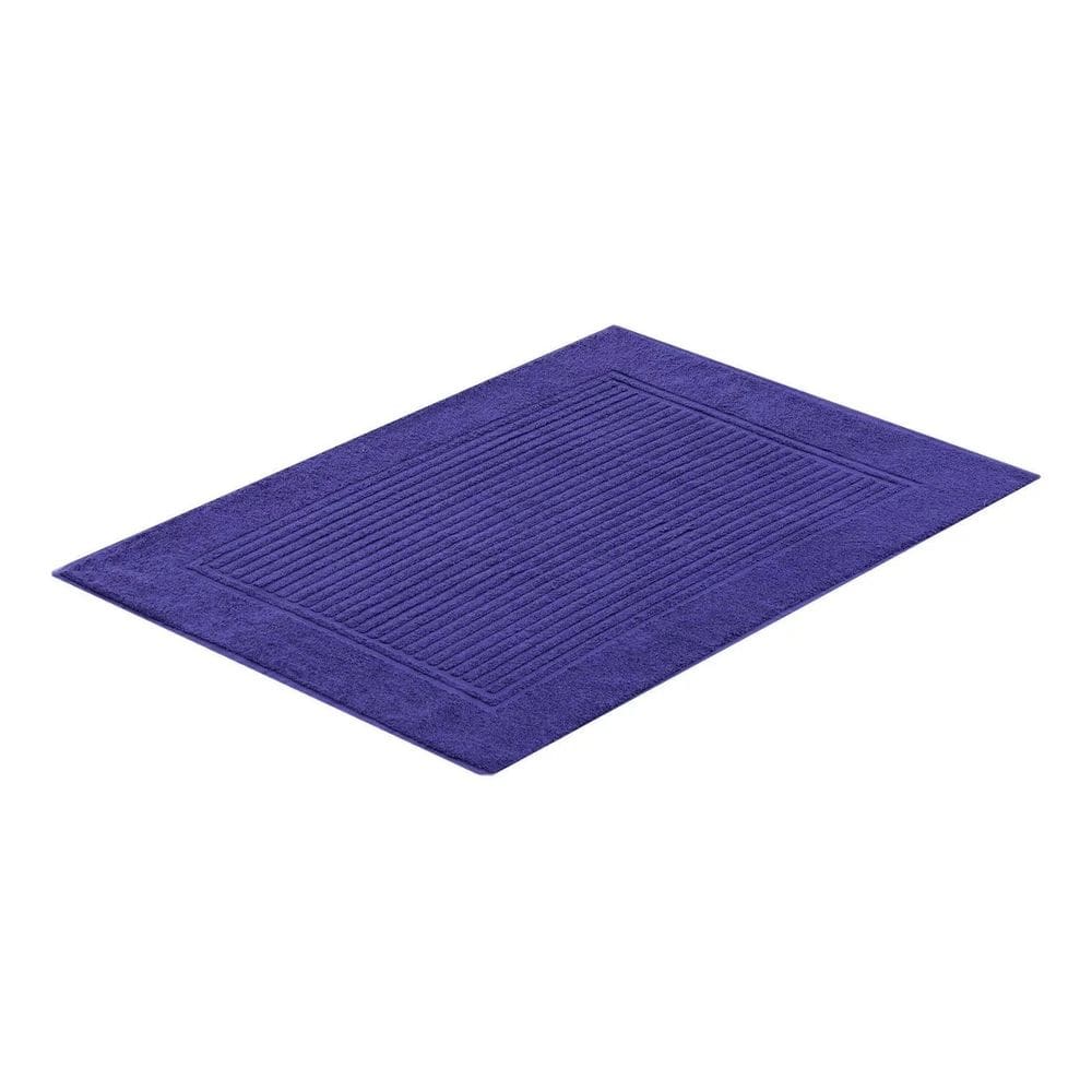 Piso Para Banheiro 100% Algodão Canelado 48x70cm - Buddemeyer - Azul 1267