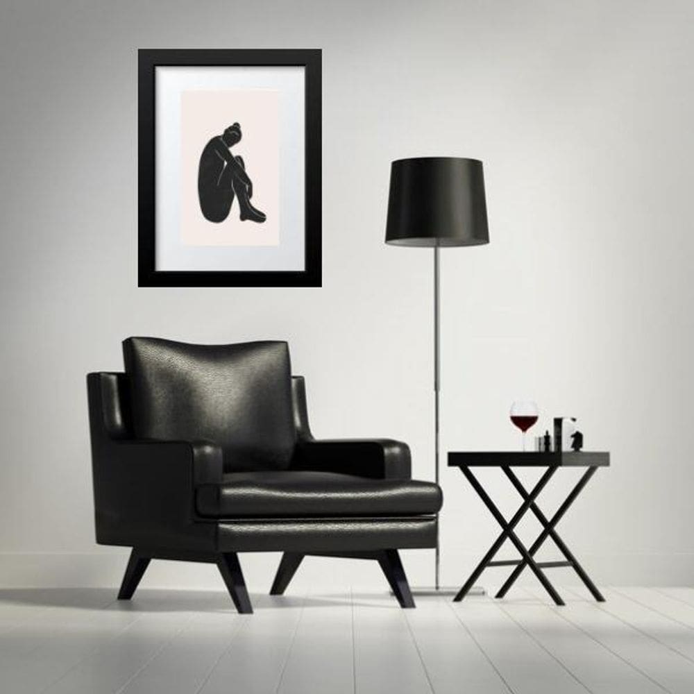 Quadro Gravura Mulher Matisse - 60X48Cm