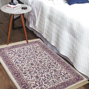 Tapete Belga Clássico Importado de Veludo com Franja - Bree - 200x250cm