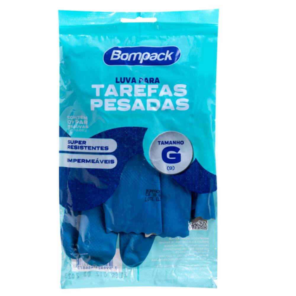 Luva para Tarefas Pesadas Bompack Tamanho G
