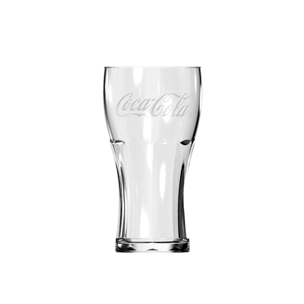 Copo Coca Cola Vidro Transparente 300ml - Nadir