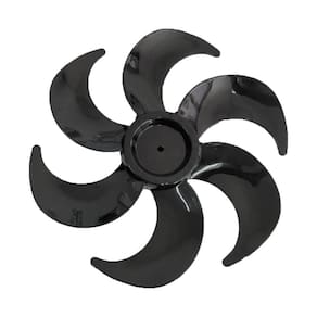 Hélice Ventilador Arno Turbo Silencio 30Cm 6 Pás Preta