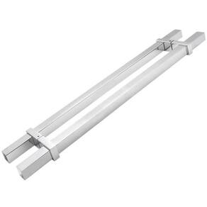 Puxador Geris Eco Verona Inox Polido, 80 cm duplo - I682IP