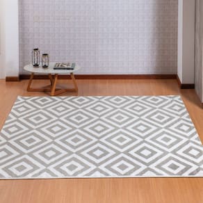 Tapete Egípcio De Pelo Baixo - Cinza 011 - 200x250cm