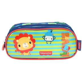 Estojo Duplo Leão Fisher-Price G Tecido Vermelho Luxcel