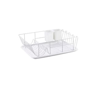 Escorredor De Louças Hanover Com Bandeja - Jolitex - Branco