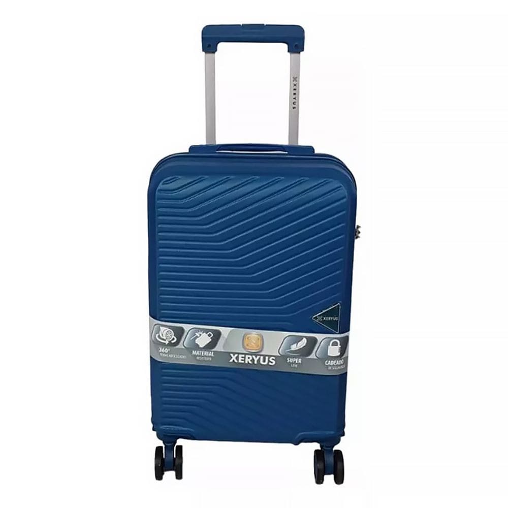 Mala Rígida de Viagem ABS Salamanca 20 Azul com Rodas 360 12932 - Xeryus